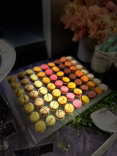 迷你馬卡龍(63個/盤)