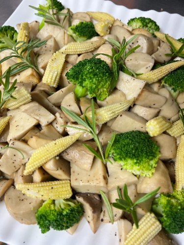 義式奶油烤杏鮑菇