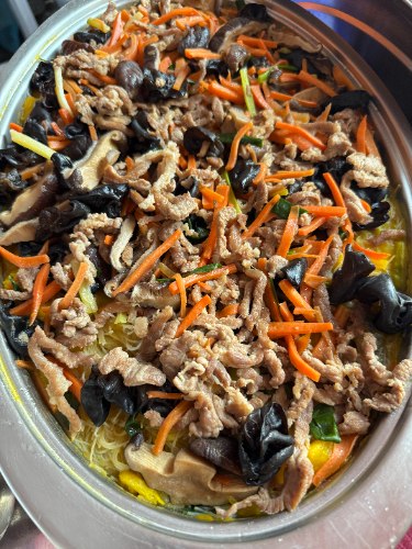 南瓜炒米粉(葷)