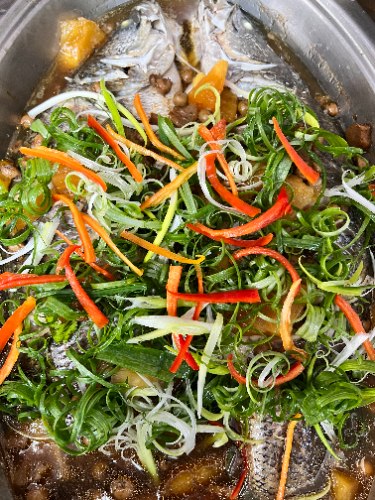 鳳梨蒸鮮魚(整隻)