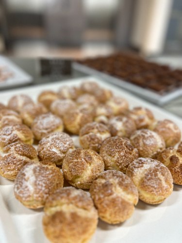 香草泡芙(35個/盤)