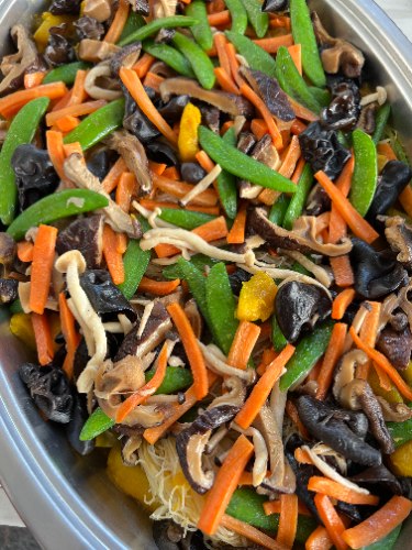 南瓜炒米粉(素食)