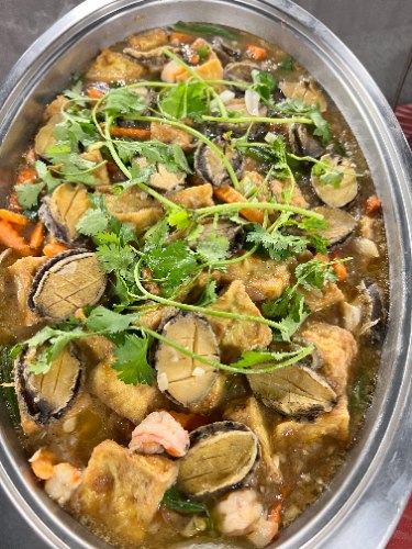 鮑魚什錦豆腐燒