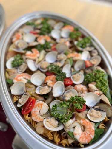 茄汁螺旋義大利麵